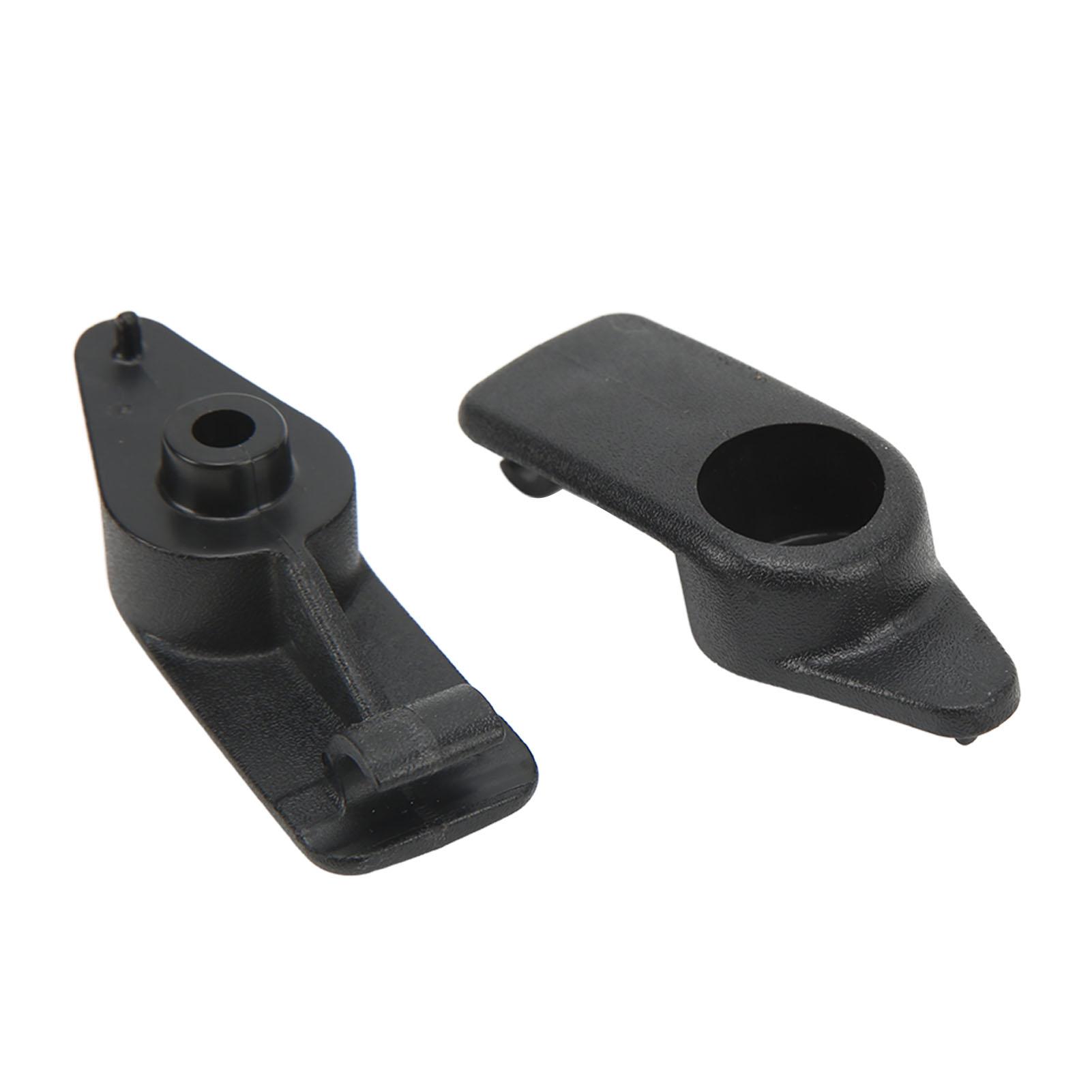

Pair Car Sun Visor Clip Bracket Holder Black 10411051 Replacement for Corvette C5 19972004