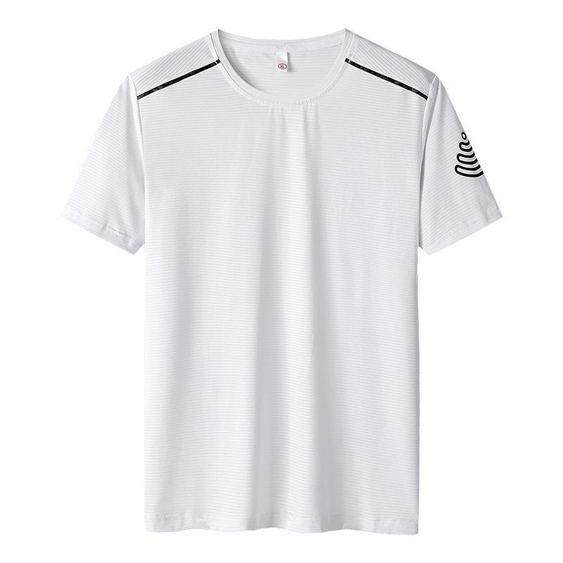 Men 'S Short -Sleeved T -Shirt Round Neck Loose Half -Sleeved Sweat -Sleeved Fat T -Shirt Plus Size L -9xl