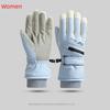 Thicken Ski Gloves Full Finger Motorcycle Gloves Windproof Winter Warm Gloves  Women