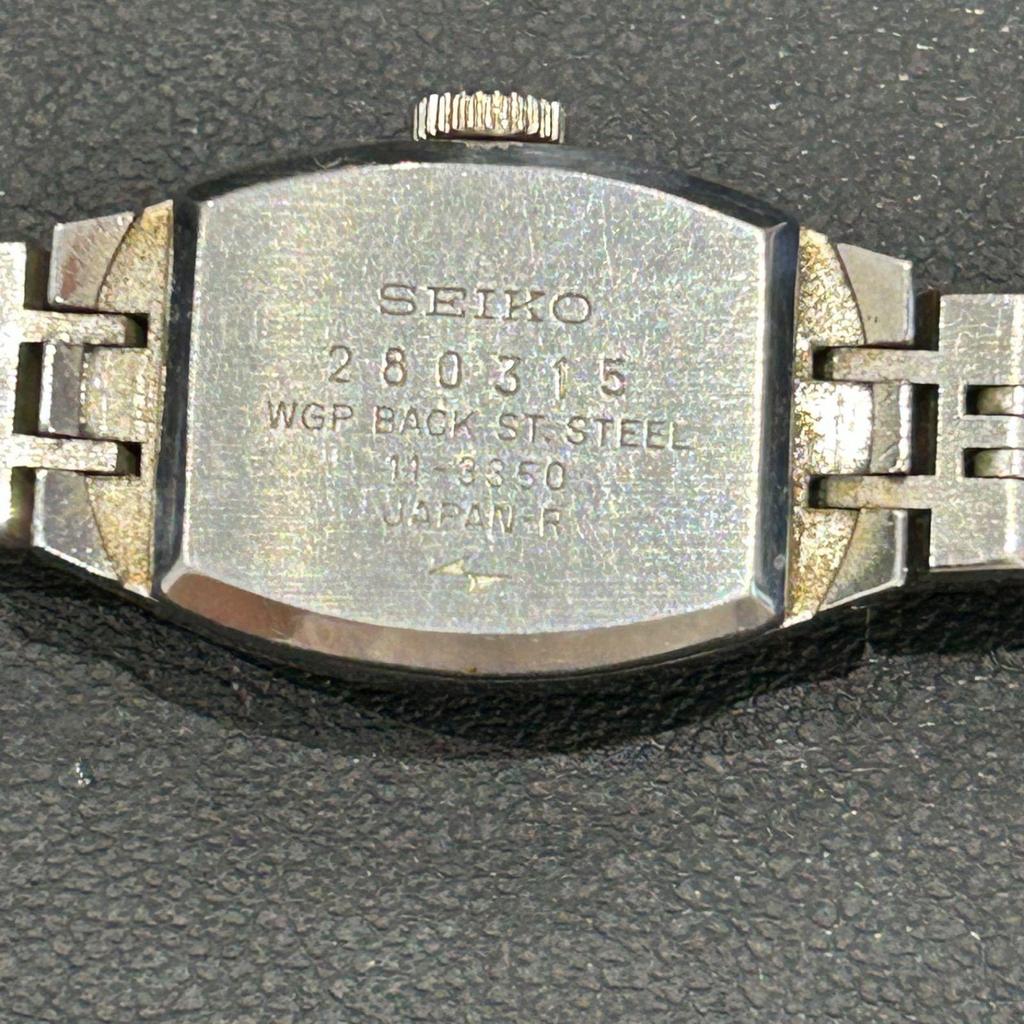 Used 【Working Item】SEIKO 21 Jewels Manual Wind Analog Ladies Watch