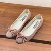 Fashion SUOJIALUN Spring New Brand Women Flat Shoes Fashion Round Toe Shallow Slip On Ballerina Ladies Elegant Outdoor Dress Boat Shoes
