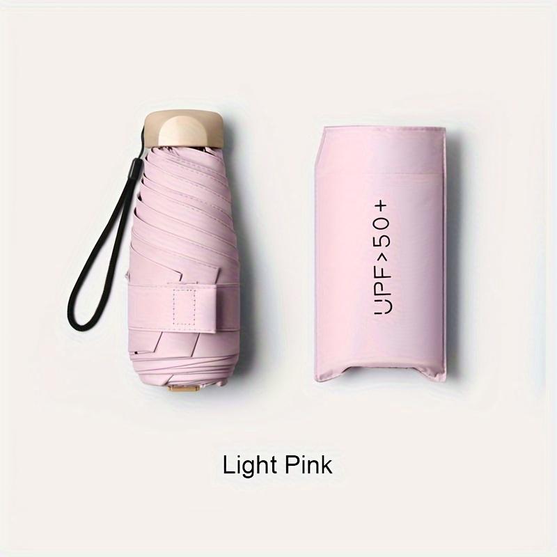 Mini Capsule Umbrella Small Pocket Rain Umbrella Folding UV Ultraviolet Protection Ultra Light Sunny And Rainy Dual Use Umbrella