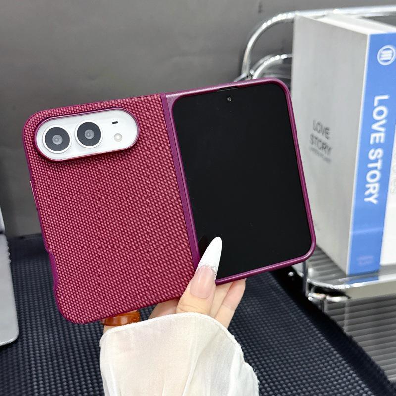 iPhone Duo Magnetic Tech Fabric Phone Case with Foldable Screen & Advanced Drop Protection