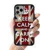 YNDFCNB England British Uk Flag Phone Case Silicone PC+TPU Case for iPhone 11 12 13 Pro Max 8 7 6 Plus X SE XR Hard Fundas