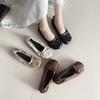 Giant Soft Retro Fringed Flat Shoes Grandma Shoes Autumn New Soft One-pedal Bow Commuter Light Mouth Single Shoes