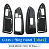 For 2003-2009 Toyota Land Cruiser Prado 120 Modified Glass Control Button Panel Lc120 Door Handle Anti-Scratch FJ120 Accessories