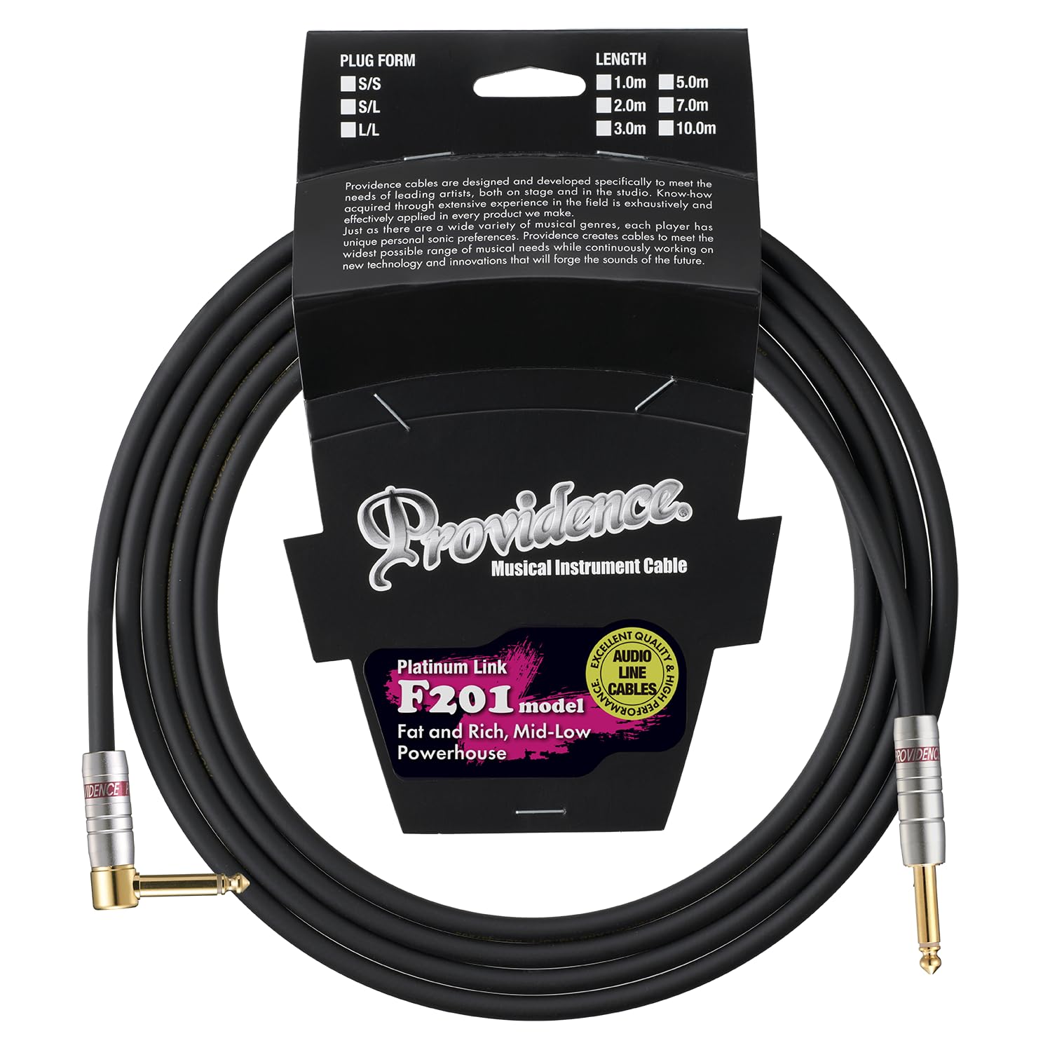 

Providence Shielded Cable F201 10m SL Plug (StraightL Type)