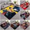 Fullmetal Alchemist Anime Teppich, Edward Elric Alphonse Heimdeko Teppich für Wohnzimmer Spielzimmer Rutschfeste Bodendekoration