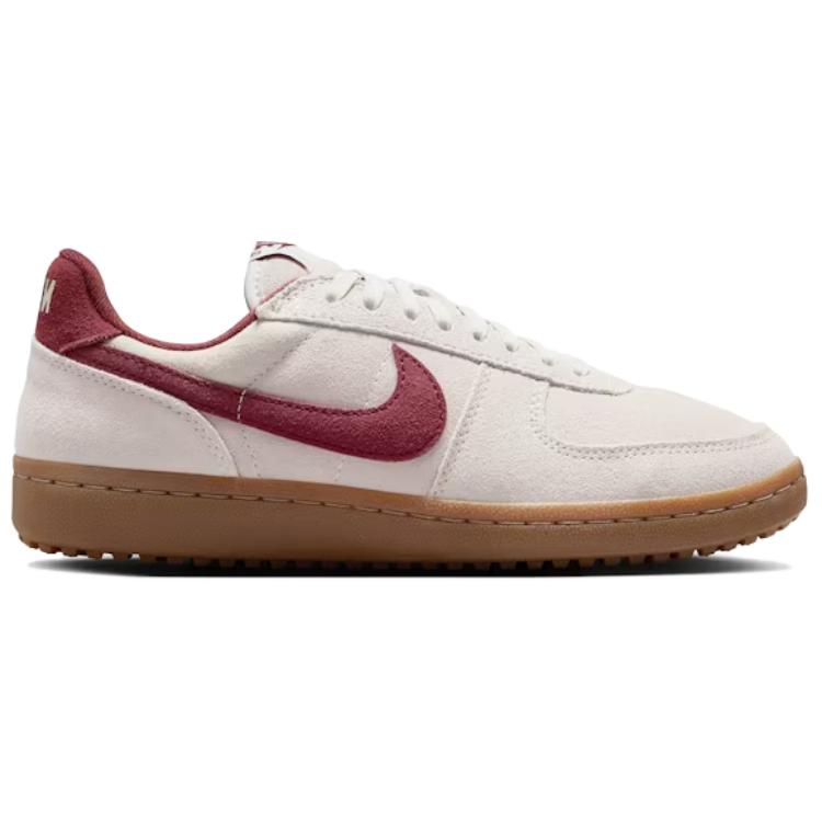 New Nike Field General Skateboard Shoes Women's Beige Red IF1743-001