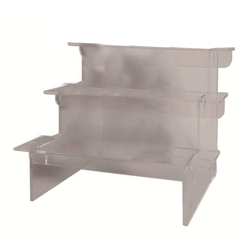 Acrylic Display Stands Displaying Transparent Ladder