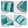 Silicone Food Storage Container with Lid Reusable Freezer Lunch Box Tray Divided Meal Prep Container for Kitchen
