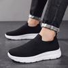 Men's and women's fly-woven platform shoes breathable casual sports shoes versatile and lightweight running shoes