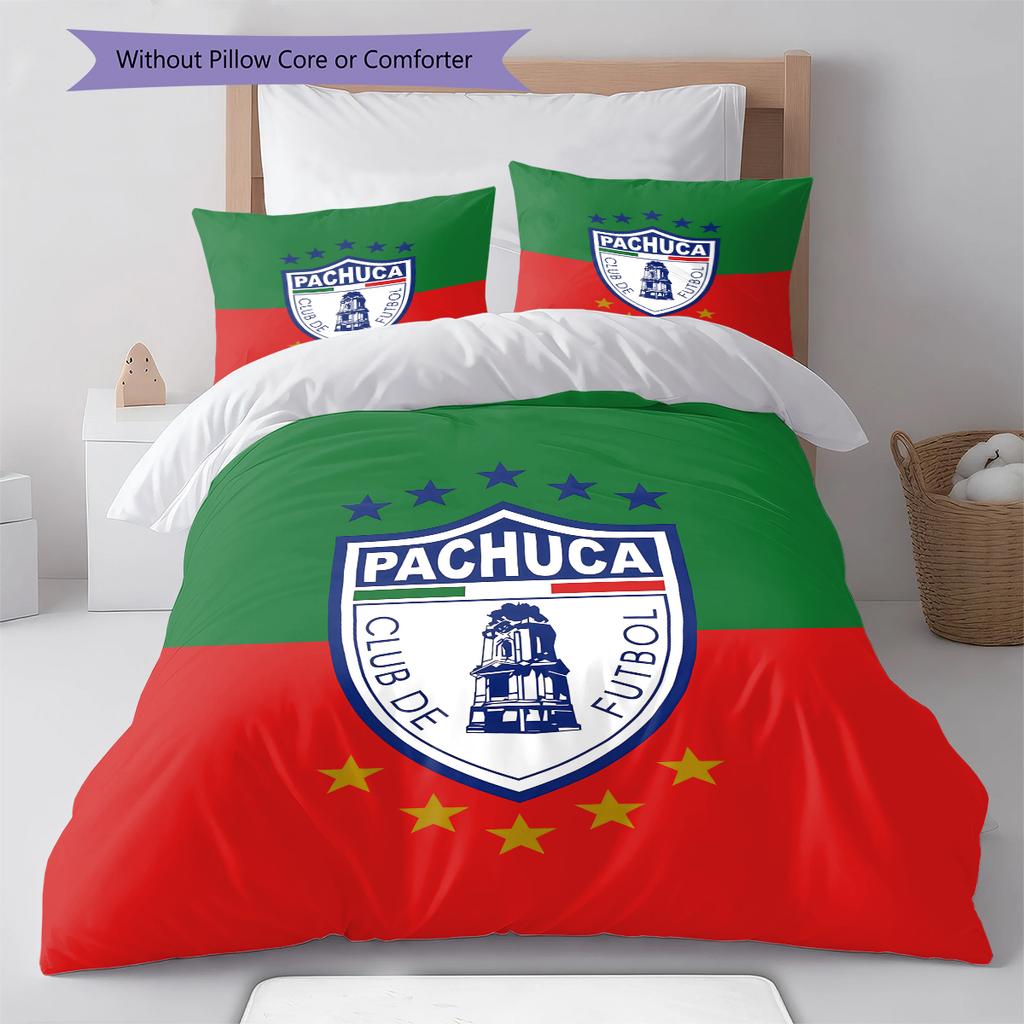 C.F. Pachuca Pattern Bedding,Quilt Set Quilt Cover Pillowcase Home Birthday Gift (1 * duvet cover + 2 * pillowcase, without core)
