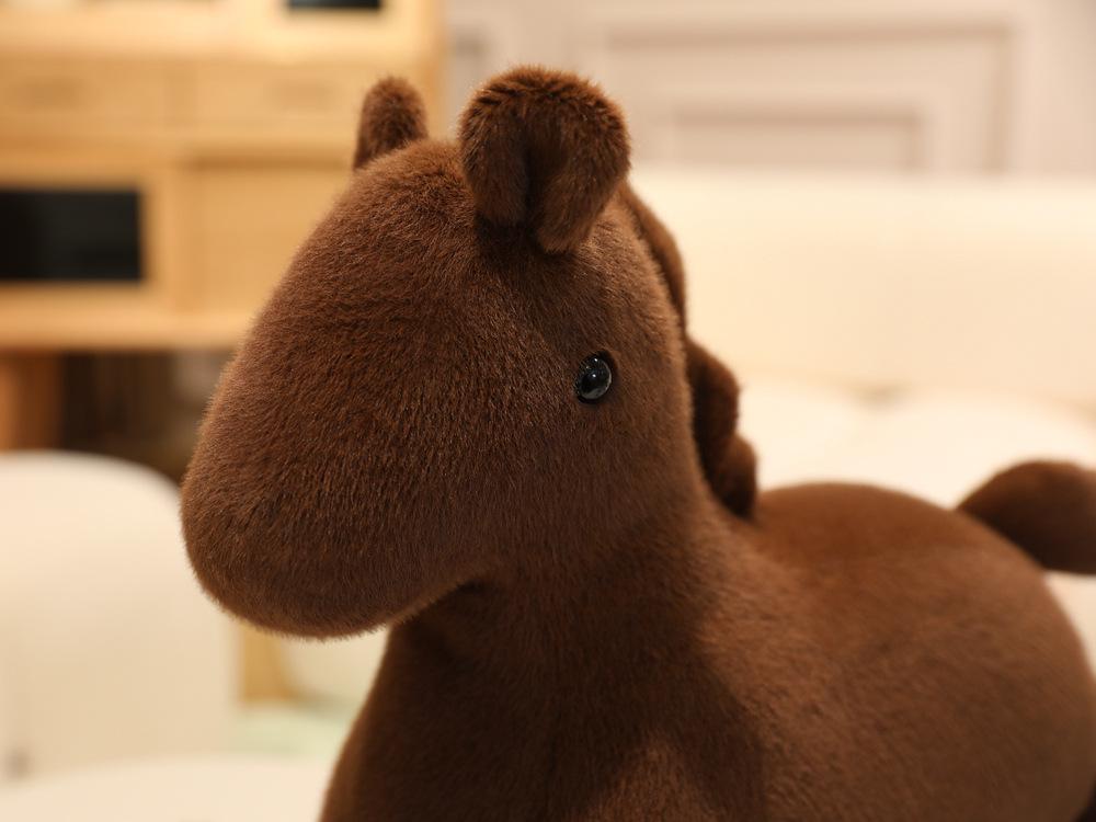 Plush Rocking Horse Doll – Cute Children's Comfort Toy & Birthday Gift