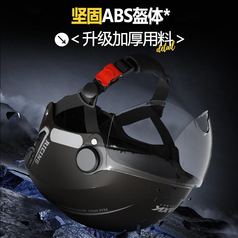 3C Certified Electric Vehicle Helmet for Men, Sun Protection, Summer Motorcycle Helmet for Women, Half Helmet, Suitable for All Seasons, New National