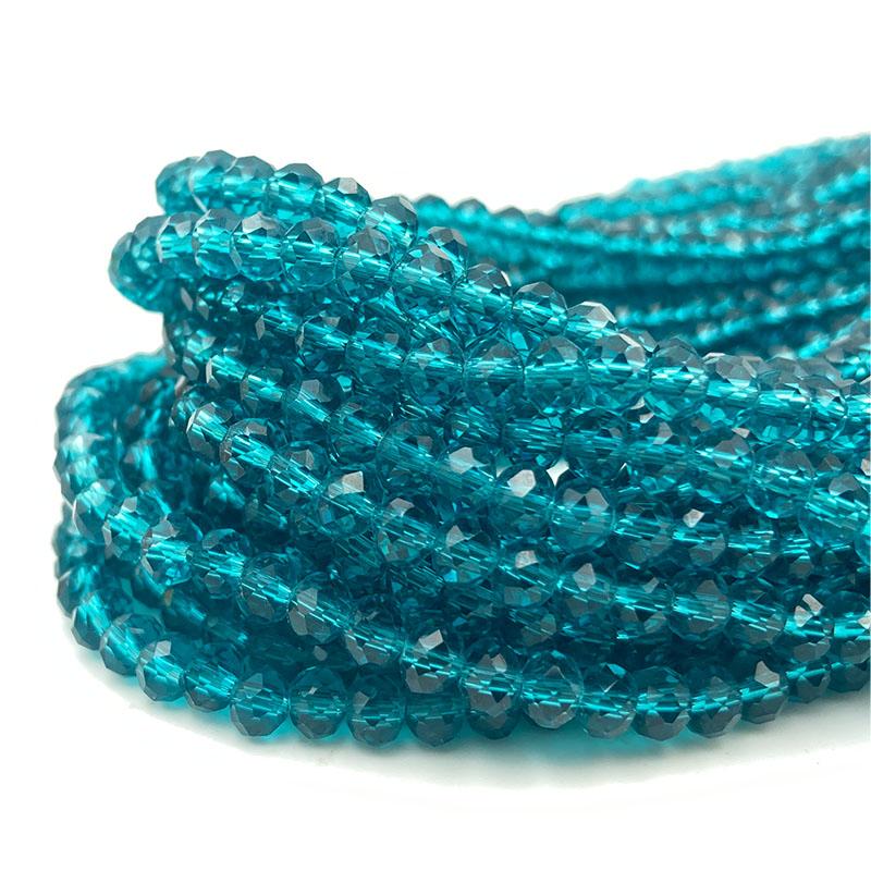 2/3/4/6/8mm Faceted Crystal Beads Bulk Pack - Glass Beads for DIY Bracelets Hairpin Loose Spacer Beads for Jewelry Making