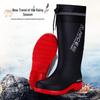 Men's British-Style Non-Slip Warm Rain Boots - 2024 Korean-Inspired Comfortable Long Boots