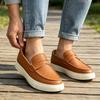 Mocasines de Diseñador Clásicos Para Hombre Zapatos sin Cordones Transpirables Planos Zapatos Casuales para Hombre Cómodos Zapatos de Cuero PU Hombre Zapatos Perezosos