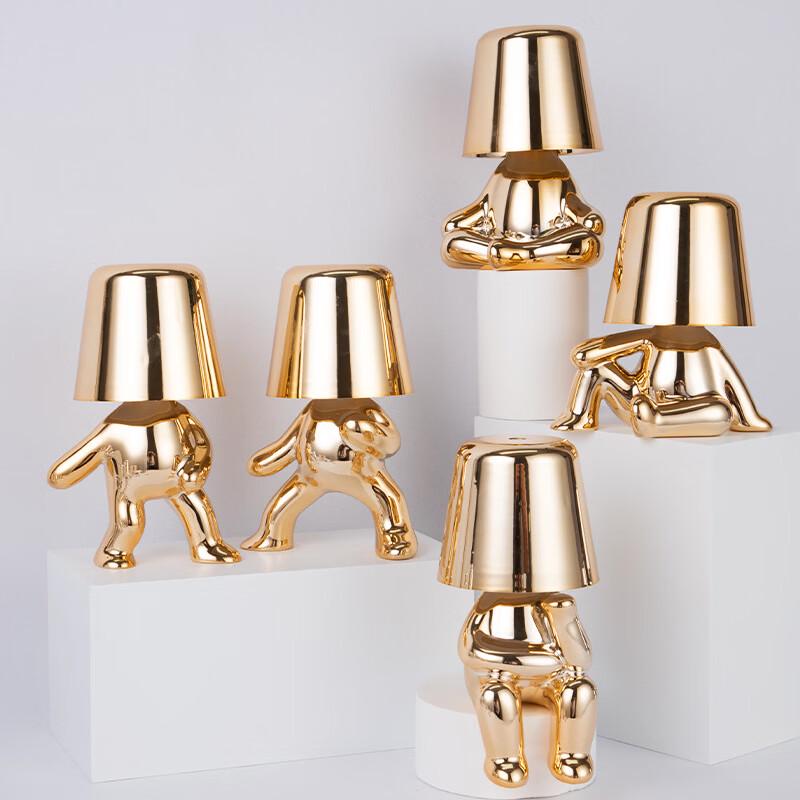 NuFeng Little Golden Man Rechargeable Table Lamp