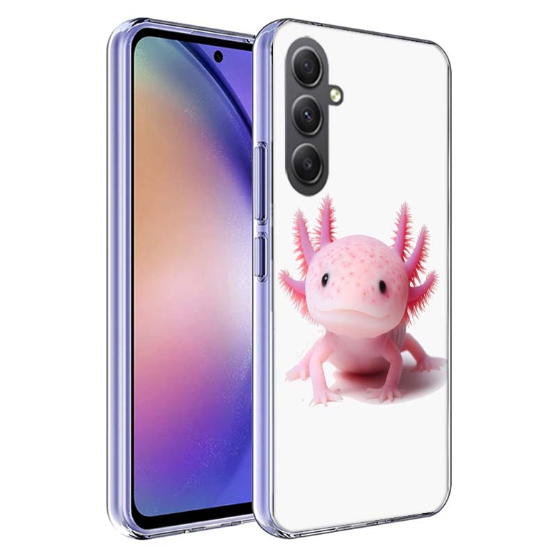 Smiling Salamander Phone Case for Samsung A17 A37 A57 A07 A16 A26 A36 A56 A06 A02S A12 A22 A32 A52S A04S A14 A24 A34 A54 A03 A13