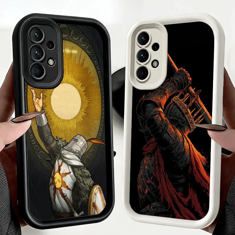 Phone Case for Samsung Galaxy A17 A16 A15 A14 A13 D-Dark S-Souls Game A56 A36 A26 A55 A35 A25 A54 A34 A24 A53 A33 A23 A07 A06