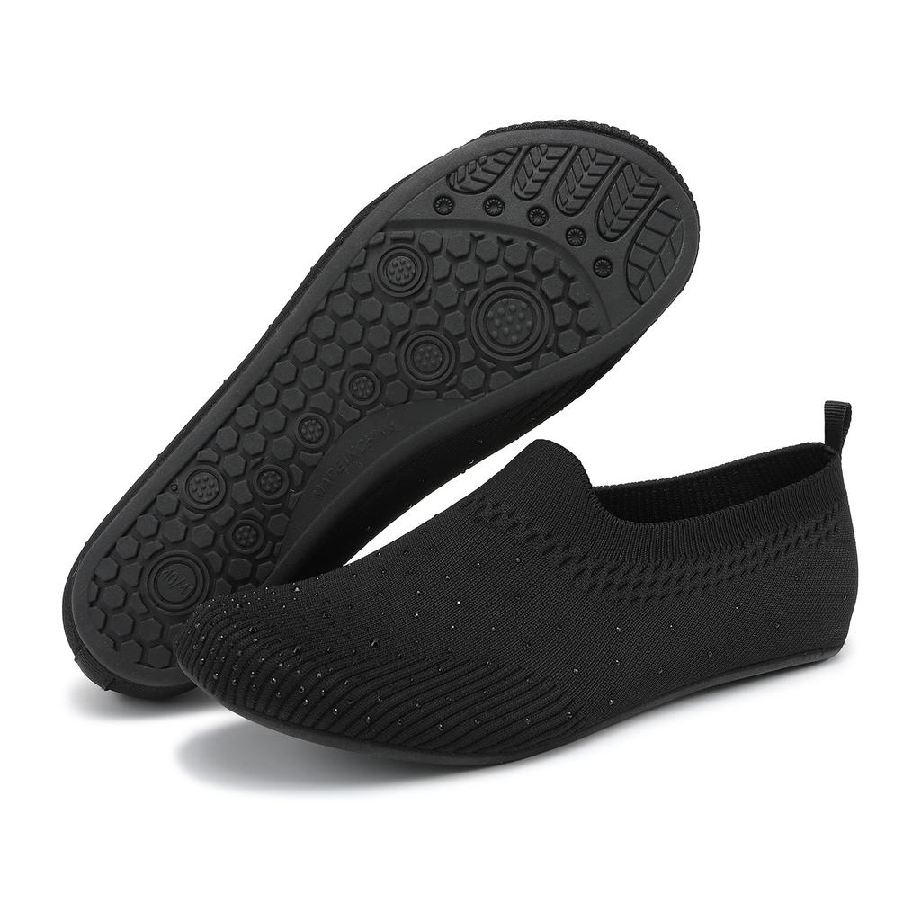 Women's Slip-On Water Shoes Lightweight Quick-Dry Aqua Socks for Beach Swimming Pool Yoga and Water Sports