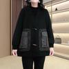 2025 Spring Plus Size Loose Sweatshirt with Large Pockets for Middle-Aged Women - Casual Influencer Hot Seller