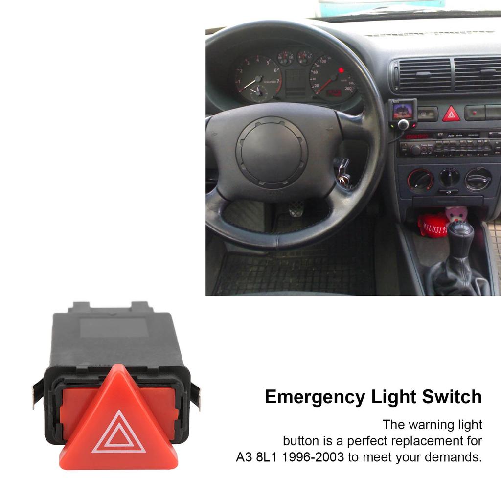 Hazard Warning Flashing Light Switch 8L0941509J Modification