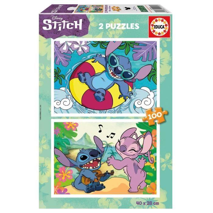 Puzzle - EDUCA - 19998 - 2 x 100 pièces - Dessins animés - Mixte - 6 ans et plus