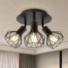 4-head Chandelier E14 Socket Track Light Dining Room LED Ceiling Pendant Lamp for Living Room Kitchen Hallway Spot Led Lighting