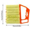 Window Cleaning Brush Air Conditioner Cleaning Duster Cleaner Wash Venetian Blind Blade Cleaning Cloth Kitchen Tool