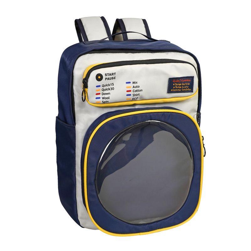 

Nullbag Schoolbag Original Niche Bag Doll Bag Backpack Female College Student School Backpack Computer Bag Cartoon Backpack Grey White Blue [1 Tie Plate]]