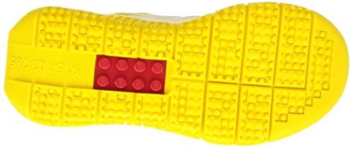 Adidas LEGO(R) Sport Pro LWO62 Kinder-Laufschuhe, Equity Yellow/Off-White/Rot (GZ2417), 20.0 cm