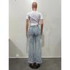 Shiny Rhinestone Jeans Pants Sexy Women High Waist Elegant Night Club Diamonds Denim Straight Trousers