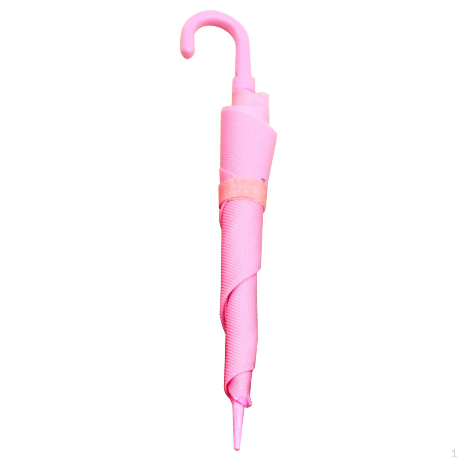 Charming Miniature Dollhouse Umbrella Collection for Whimsical Gardens розовый