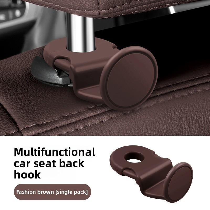 1PCS Car Hook ABS Car Seat Back Hidden Hook Car Rear Small Item Storage Hook Bag Fixation and Small Item Storage