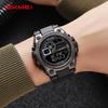 Outdoor sports multi-function dual-time electronic watch Student luminous waterproof electronic watch