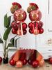 Wedding Venue Decoration Set: Balloons, Floor Guide, Pillar Brackets for Ceremony and Engagement Scene