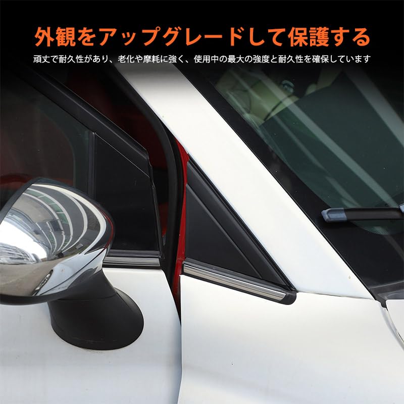 Hcilloend Door Mirror Triangle Triangle Door Mirror Side Replacement Parts for New Fiat 500 Part Number ABS Mirror Side Left and Right Easy Exterior
