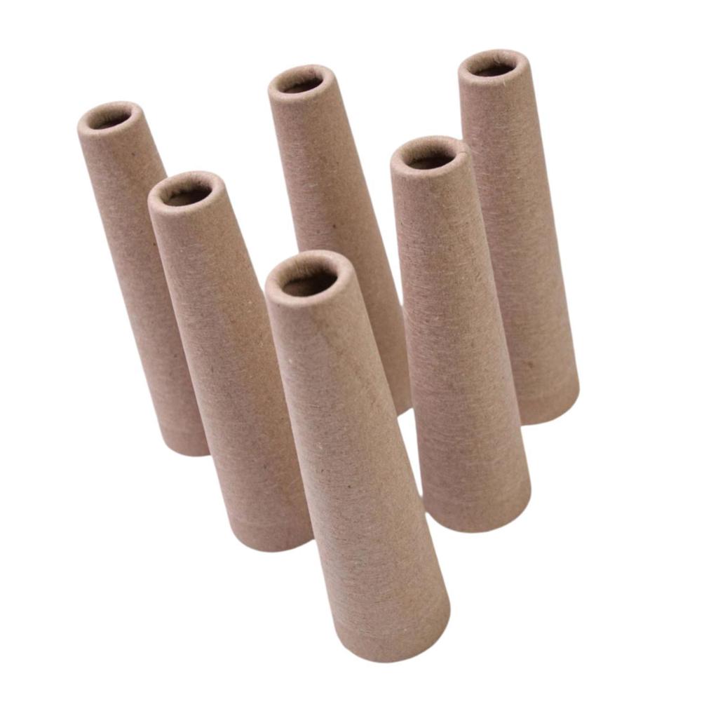 6 Stück Garnwickler Röhre Papierrolle Kartonröhre Wickler Zubehör Garnhalter DIY Bastelbedarf Manuelle Garnkonusröhre