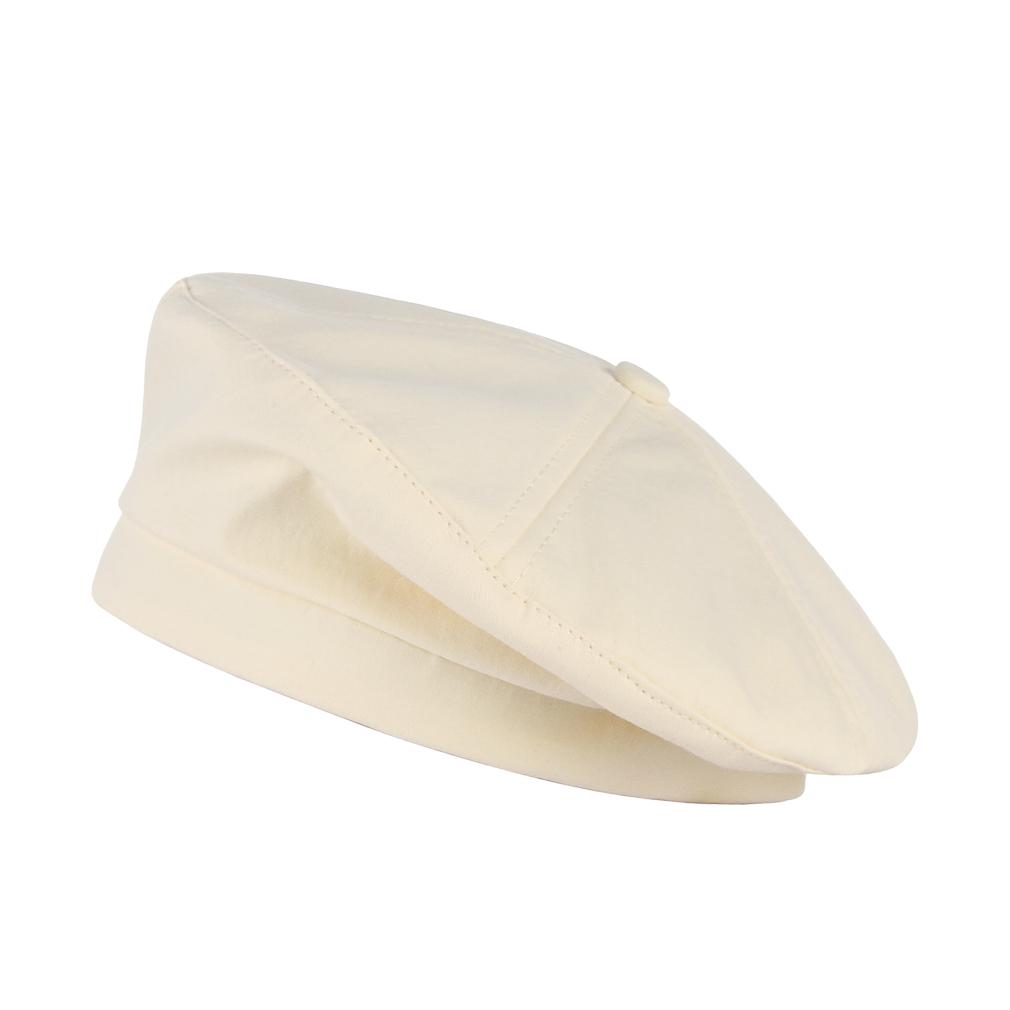 Womens Cotton Beret Hat Summer Casual 