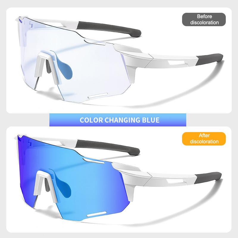 Photochromic Cycling Sunglasses For Men Women Bike Glasses Riding Driving Uv400 Mountain Bicycle Goggles Eyewear Sports