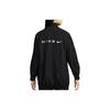 Nike Jachetă Sport Monocromă Confortabilă Impermeabilă cu Guler Ridicat Mânecă Lungă Femei Jachete Negru FV7536-010