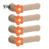 Anti-Collision Door Knob Cover 2/4Pcs Flower Handle Cover, Anti-collision Protector, Anti-Static Anti-Freeze Lever Sleeve for Home Office Bedroom