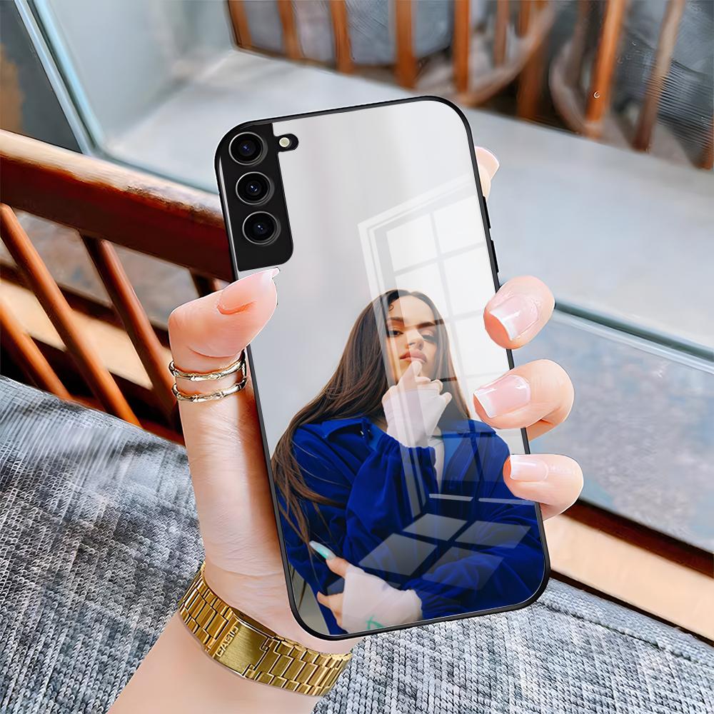 Singer Rosalia Phone Case For Samsung S26 S25 Plus S20 S20 Plus S22 Ultra S23 FE S21 Plus S21 Ultra Glass Cover