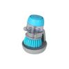 Dalton One Push Handy Kitchen Brush Blue & Gray Detergent Comes Out Detergent Bottle Included Cleaning Pots and Sinks Comes with Stand Height 135mm