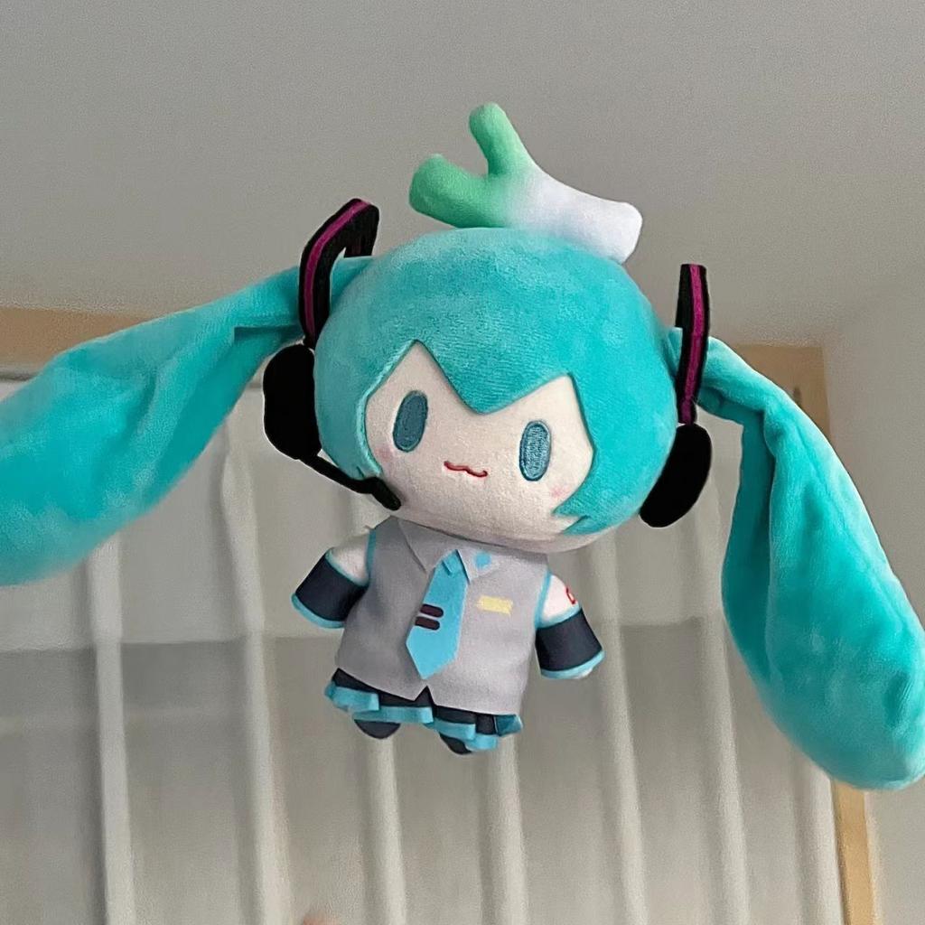Hatsune Miku Plüschtiere Schlüsselanhänger Kagamine Len Rin Rucksackanhänger Anime Peripherieartikel Niedliche Stoffpuppe Taschenanhänger Geburtstagsgeschenke
