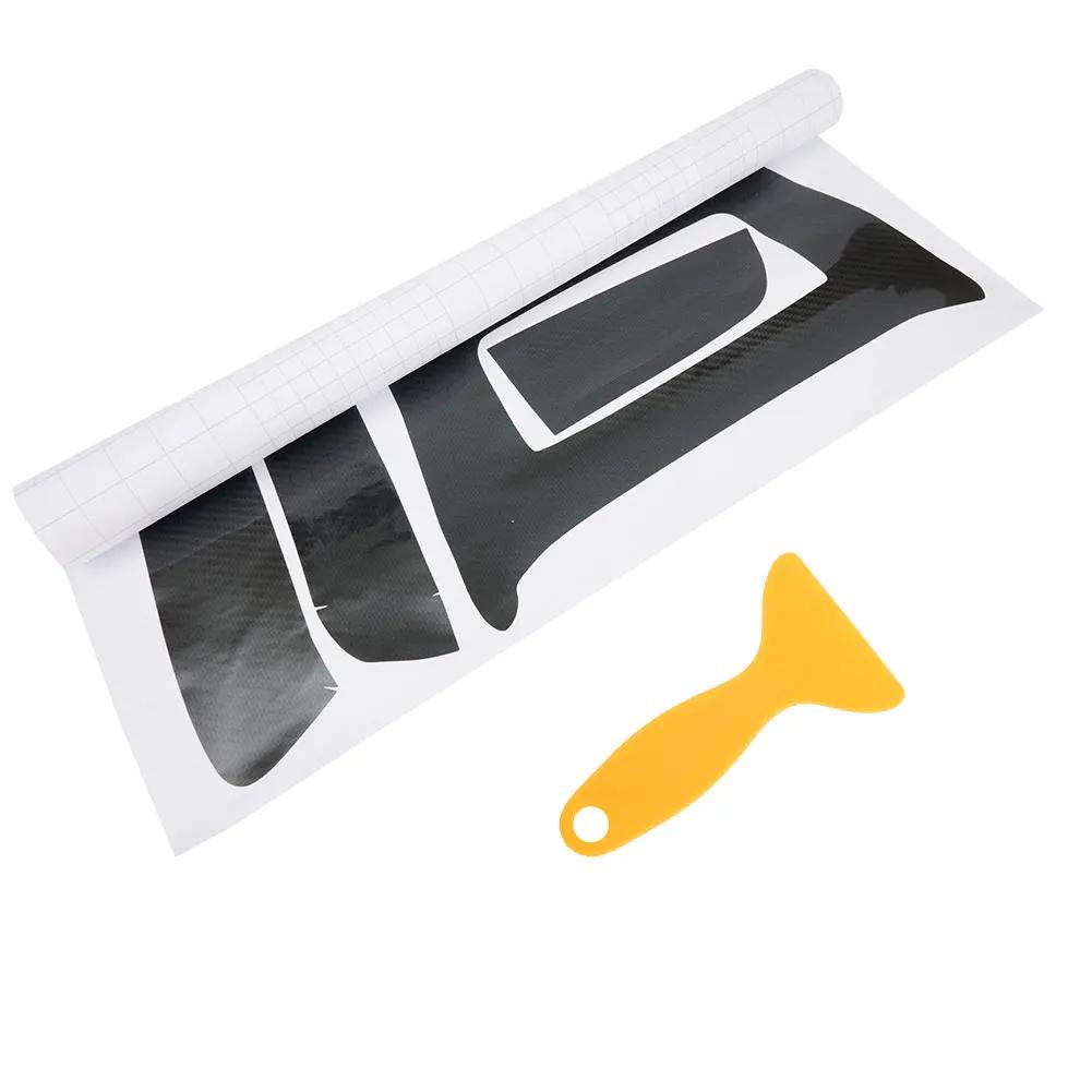 Practical Useful High Quality Interior Sticker Sticker Vinyl Accessory Black Replacement Replaces Carbon Fiber