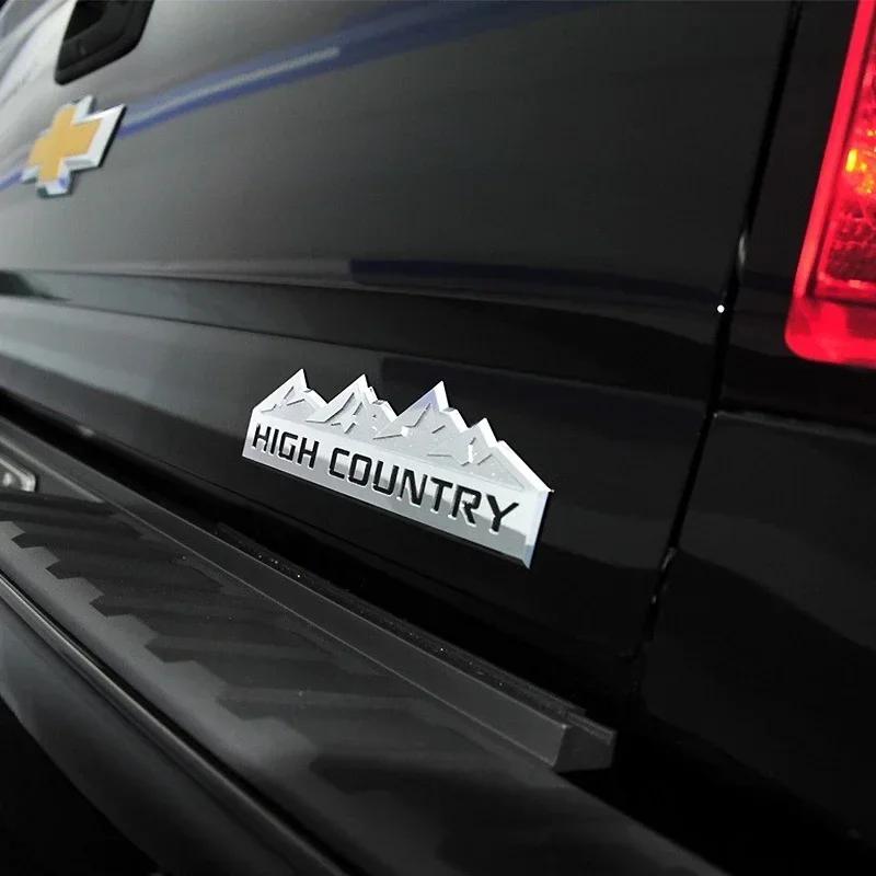 3D ABS Emblem Car Body Rear Trunk Sticker Badge For chevrolet Colorado HIGH COUNTRY malibu XL silverado spark LT Accessories