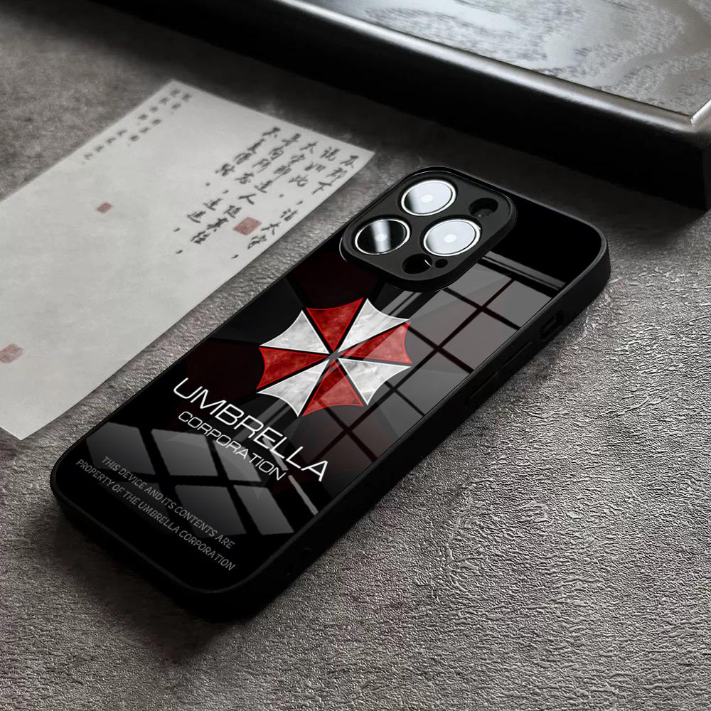 Game U-Umbrella C-Corporation Phone Case For iPhone 18 17 16 Pro Max 15 Plus 14 Pro 12 11 13 Mini X XR XS Max SE Glass Cover
